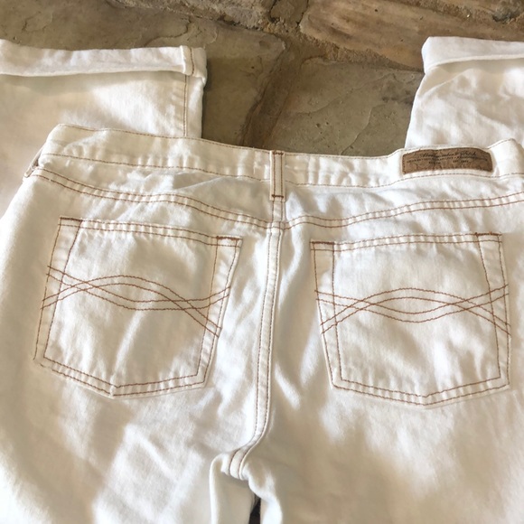 Abercrombie and Fitch White Denim Jeans size 8 - Picture 8 of 14